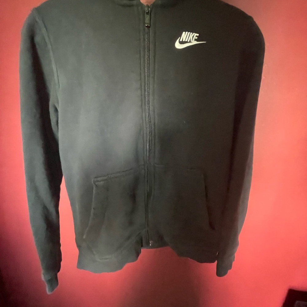 Nike Black Full-Zip Jacket With Hood